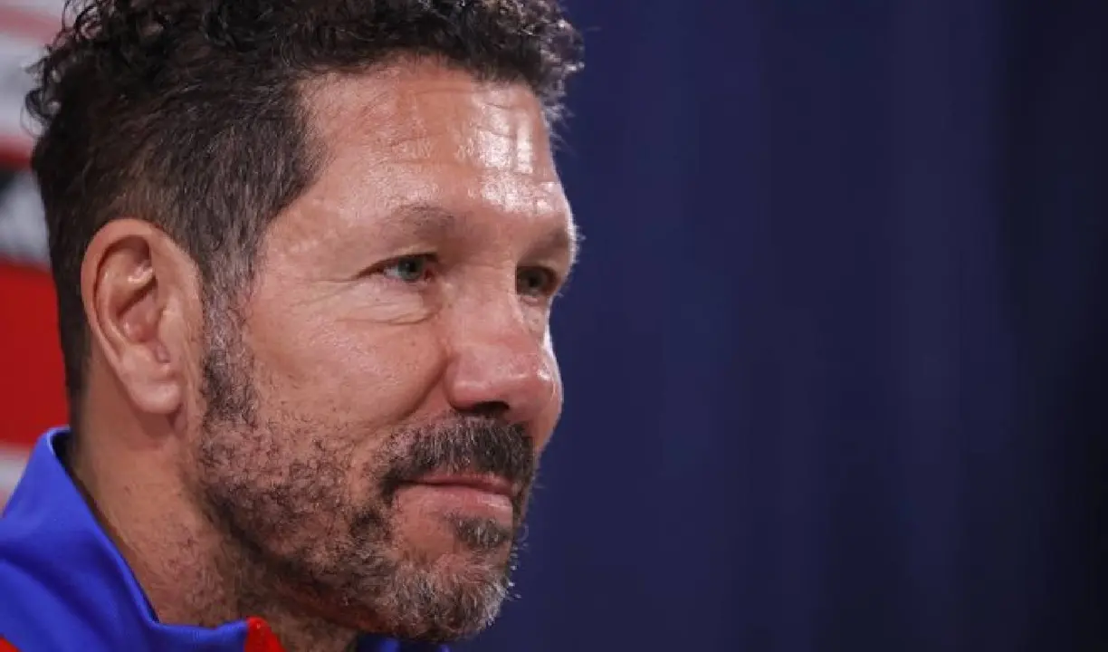 Diego Simeone, entrenador del Atl&eacute;tico de Madrid. /  @atleti