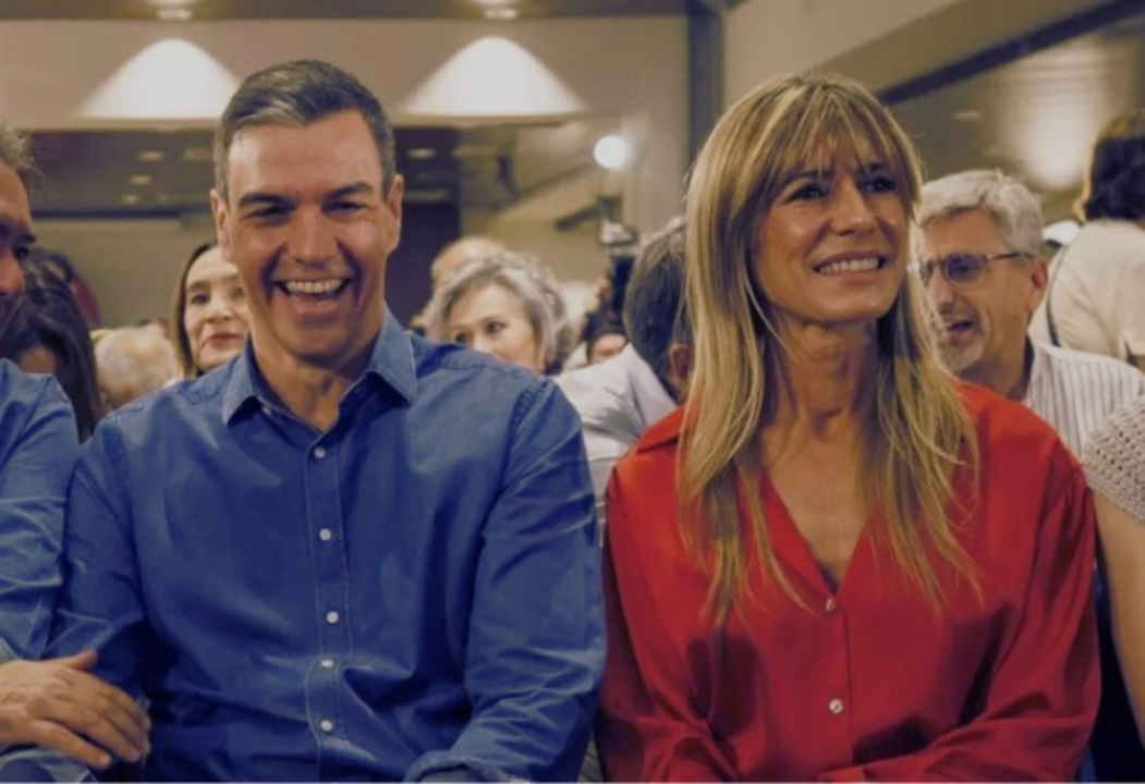 Pedro S&aacute;nchez, presidente del Gobierno, y su esposa, Bego&ntilde;a G&oacute;mez. / RR SS