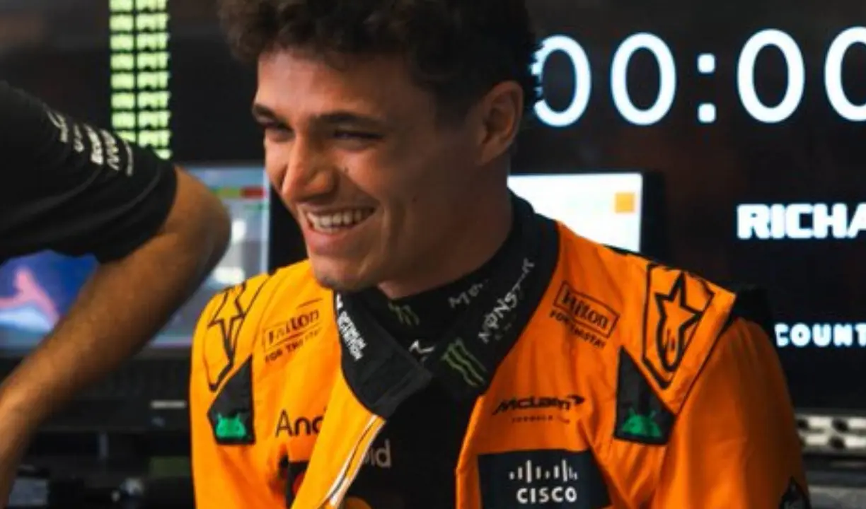 Lando Norris, piloto de McLaren. /  @mclarenf1