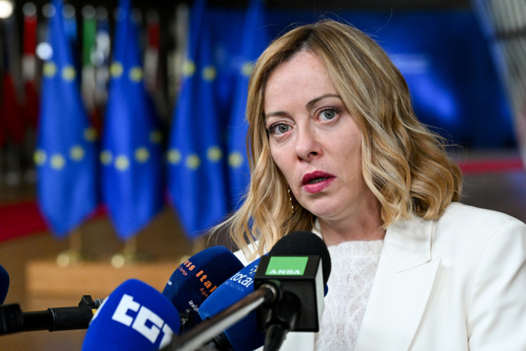 Giorgia Meloni, primera ministra de Italia. / Consejo Europeo