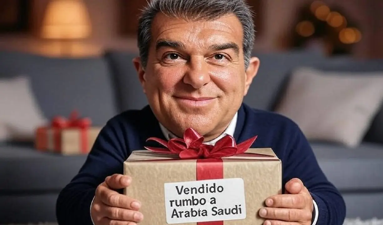 Joan Laporta, presidente del FC Barcelona. /  Grok
