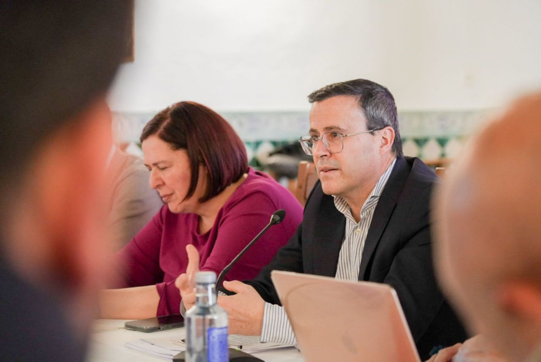 Miguel &Aacute;ngel Gallardo, secretario general del PSOE de Extremadura. / RR.SS