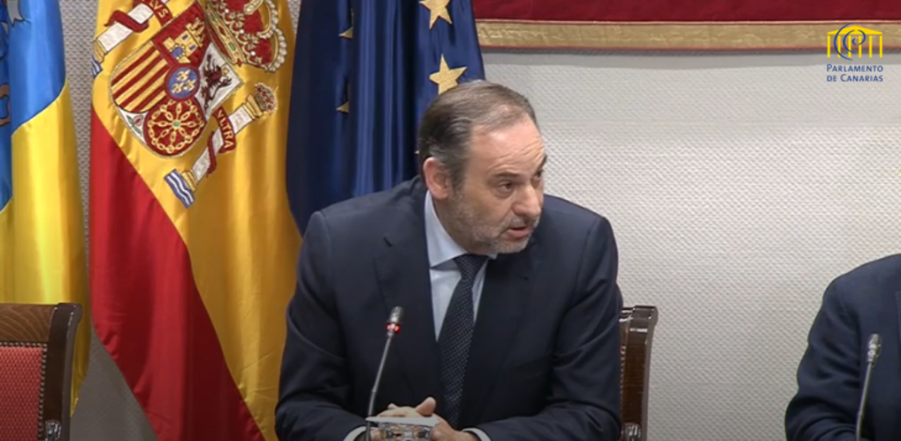 Jos&eacute; Luis &Aacute;balos, exministro de Transportes. / Parlamento de Canarias
