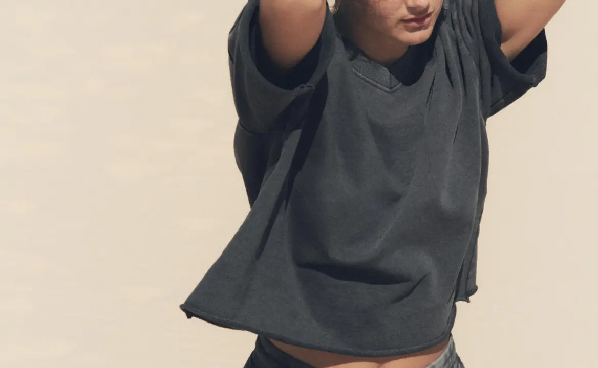 Sudadera afelpada, Zara.com.