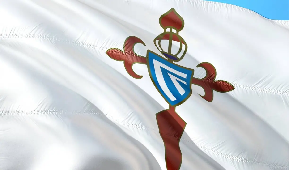 Una bandera del Celta de Vigo. /   Pixabay