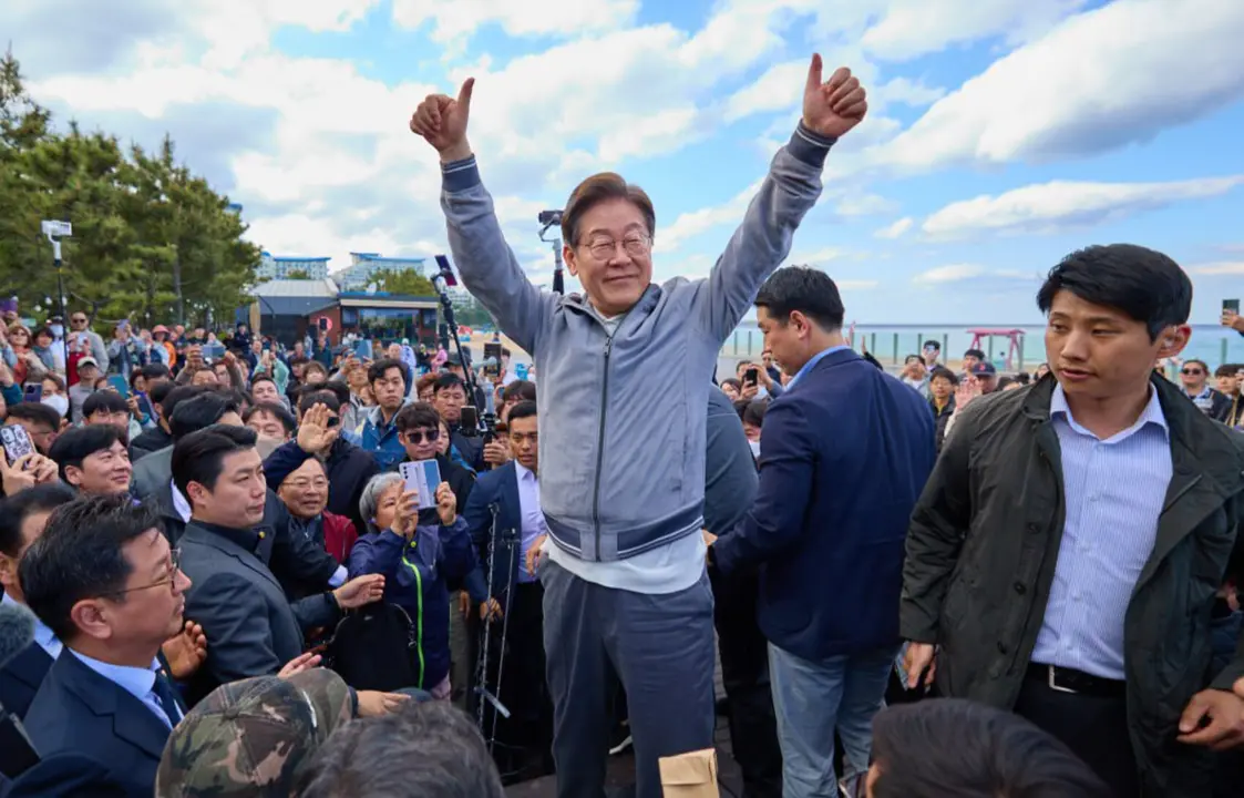 Lee Jae-myung, candidato presidencial de Corea del Sur. / @Jaemyung_Lee
