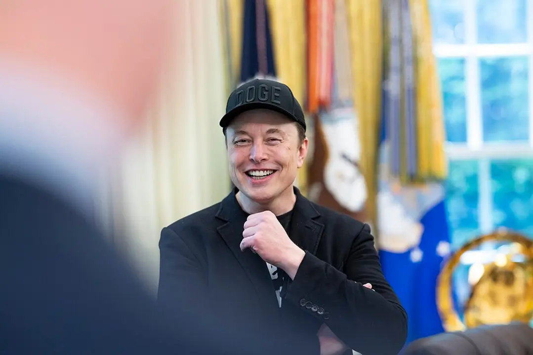 Elon Musk en el Despacho Oval. / White House.