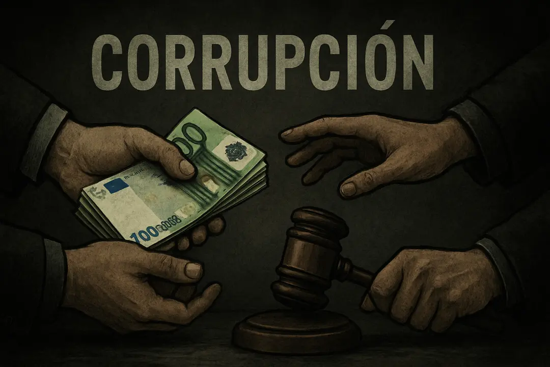 Una imagen evocadora de la corrupción en España. / Mundiario