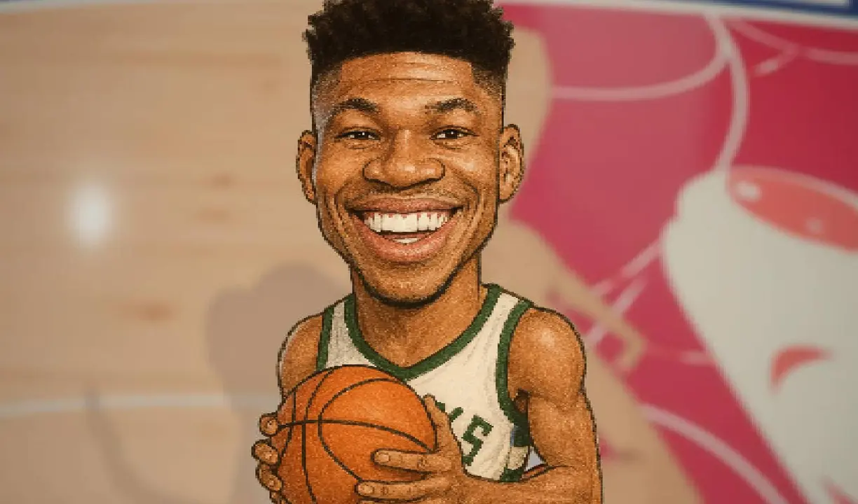 Giannis Antetokounmpo. /   Copilot