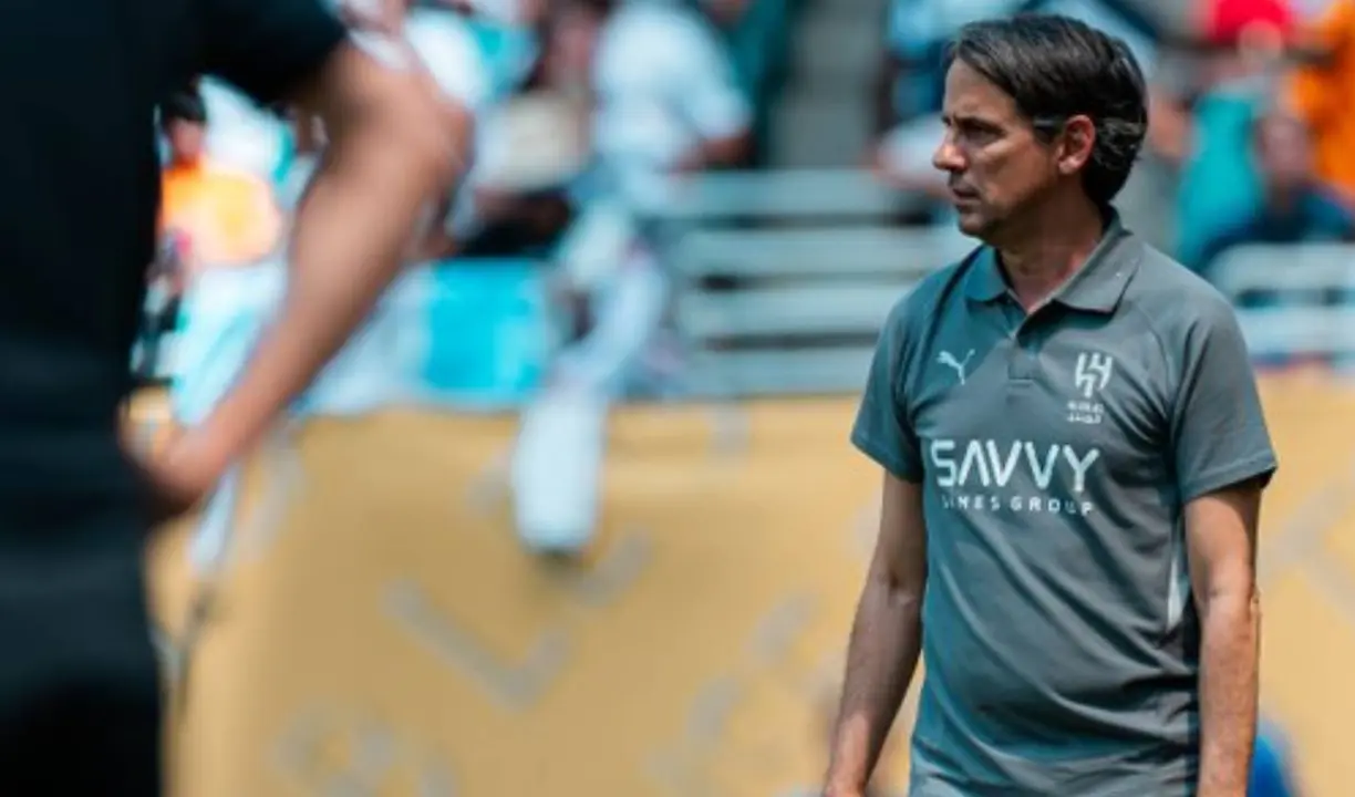 Simone Inzaghi. /  @alhilal_fc
