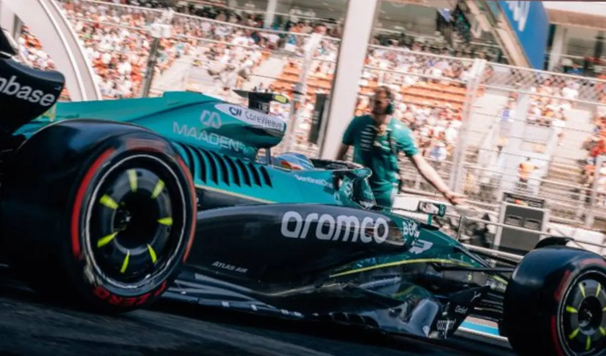 Coche F1 de Aston Martin. /  @AstonMartinF1