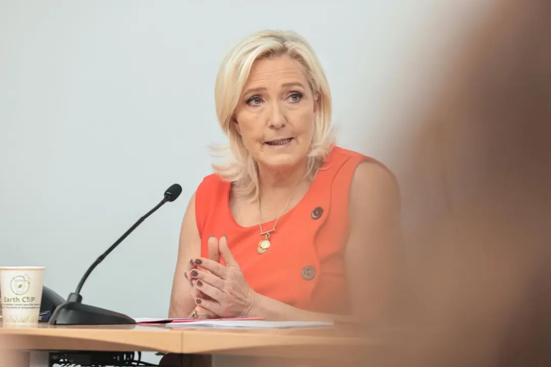 Marine Le Pen, l&iacute;der del Reagrupamiento Nacional (RN) de Francia. / @MLP_Officiel