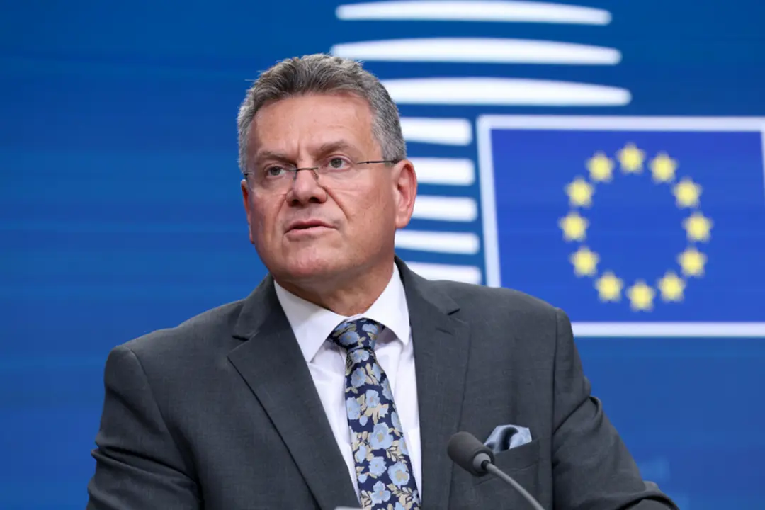Maros Sefcovic, comisario europeo de Comercio. /Consejo Europeo