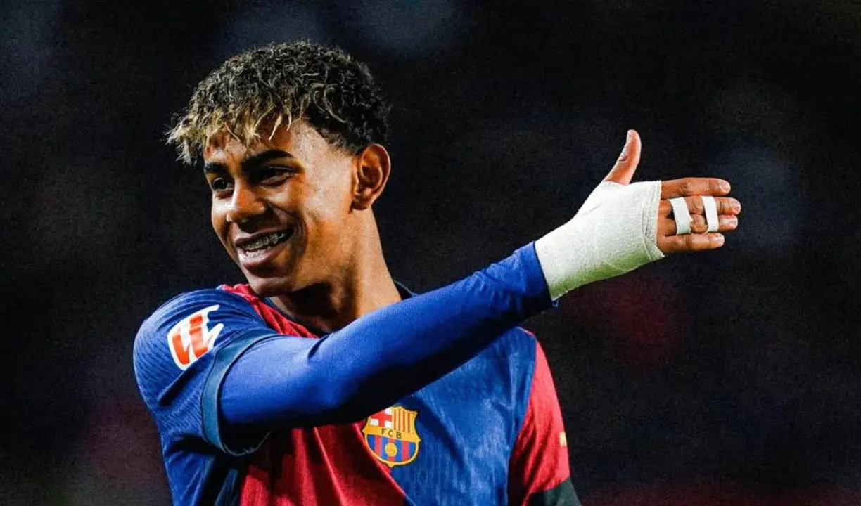 Lamine Yamal, futbolista del Bar&ccedil;a. /  Instagram:  lamineyamal