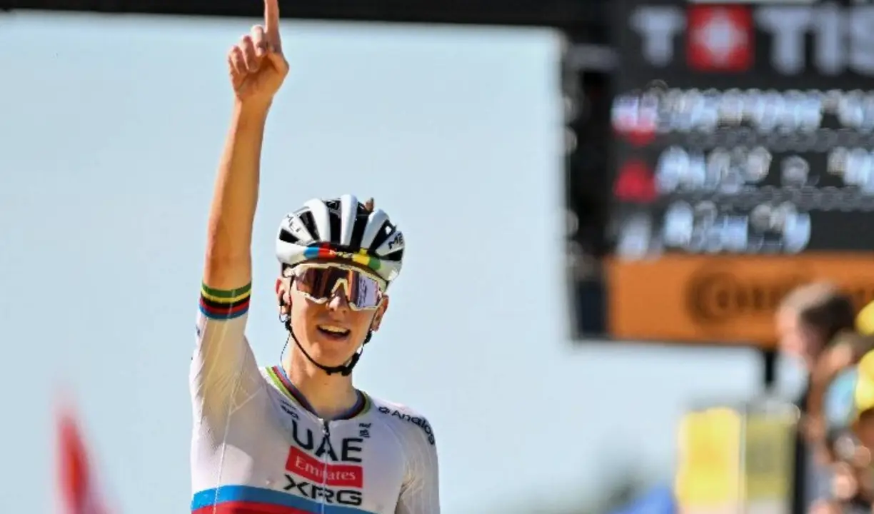 Tadej Pogacar. /  @letour