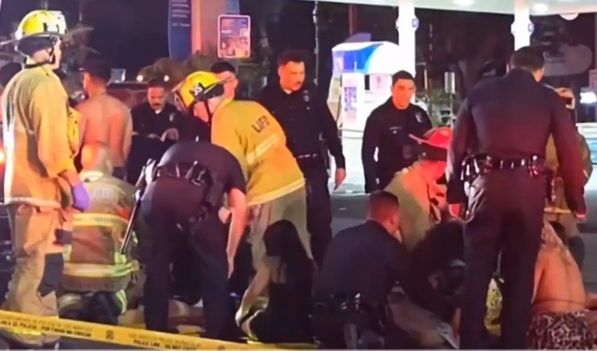 Atropello masivo en Los &Aacute;ngeles. / X