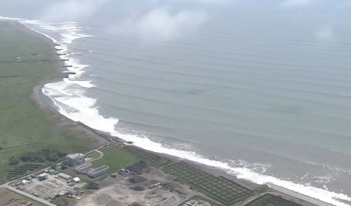 Costas de Jap&oacute;n tras el terremoto de Rusia. / RR SS.