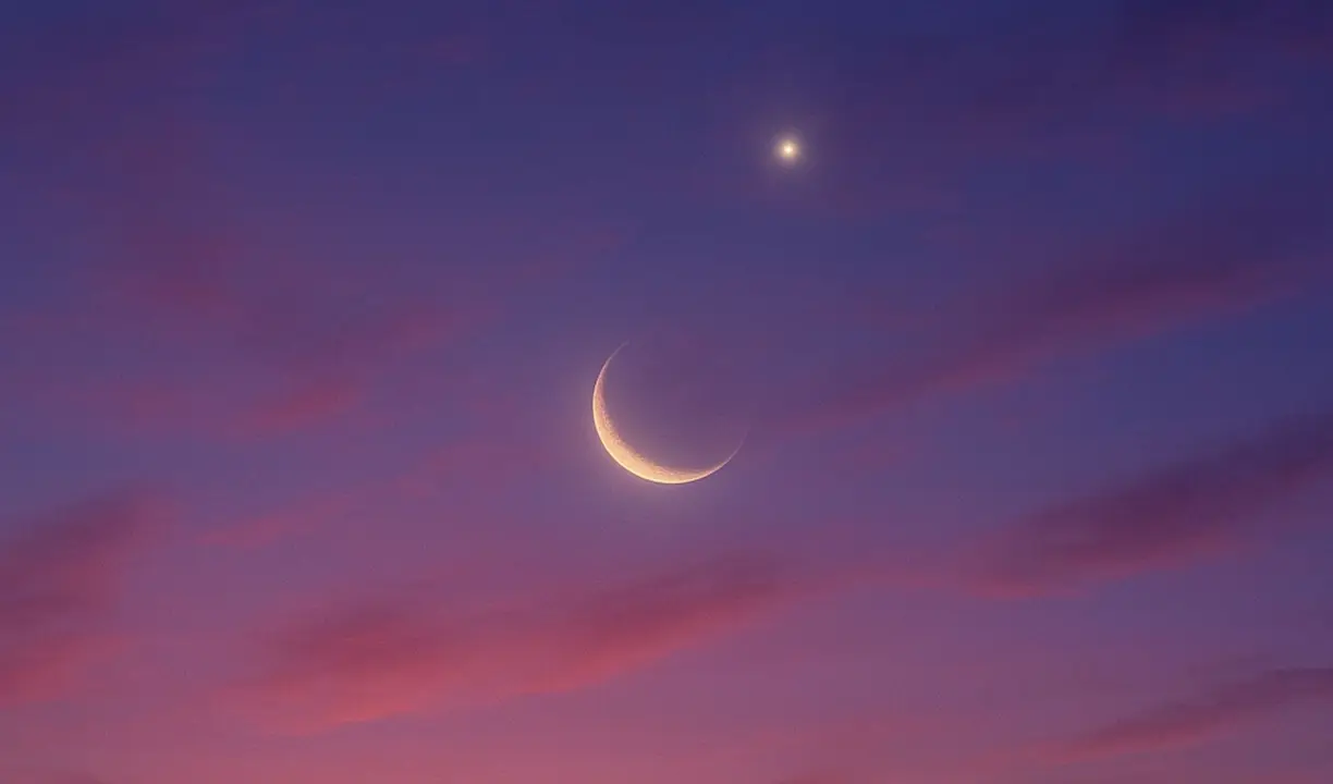 La luna en fase menguante. / Mundiario.