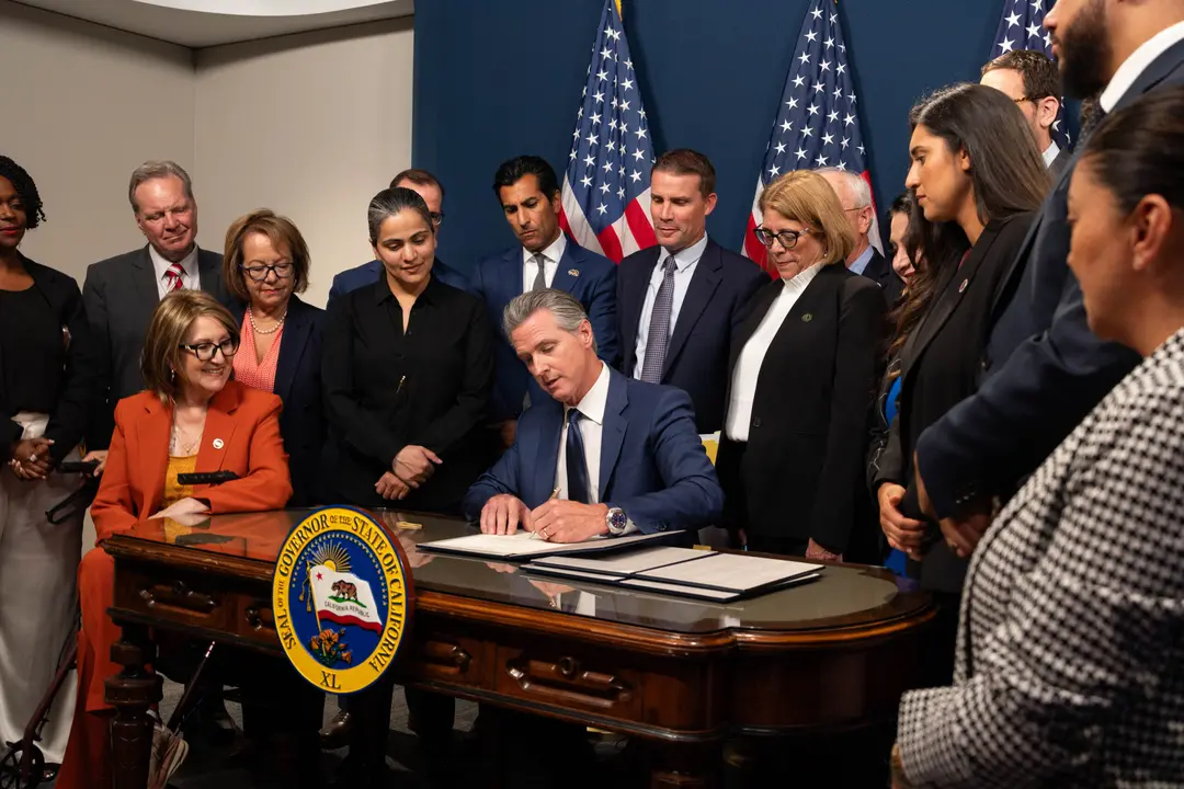 El Gobernador de California, Gavin Newsom. / Oficina del Gobernador de California