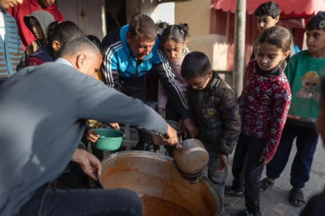 WCK repartiendo comida en el sur y centro de Gaza. / @WCKitchen