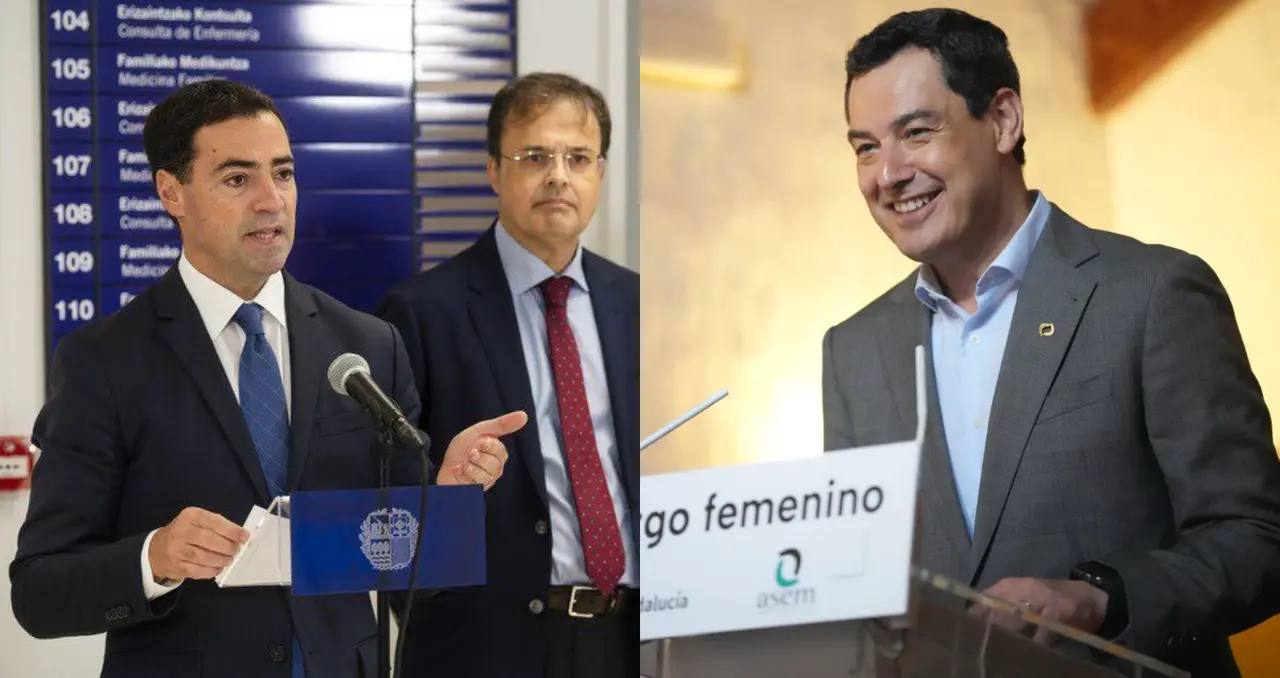 Imanol Pradales, lehendakari de Euskadi y Juanma Moreno, presidente de Andaluc&iacute;a. / Mundiario