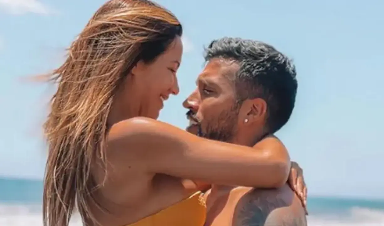 Tamara Gorro y Ezequiel Garay. / @ezequielgaray24