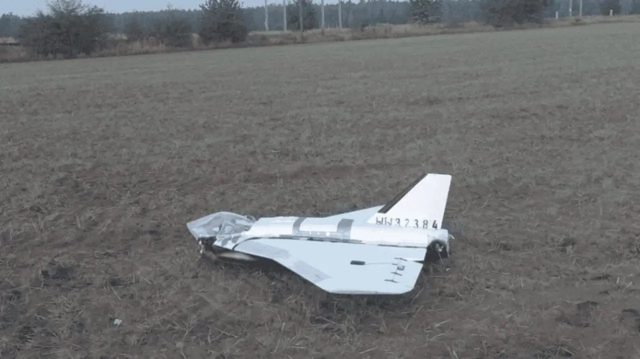 Dron ruso Gerbera abatido en Polonia. / RR.SS