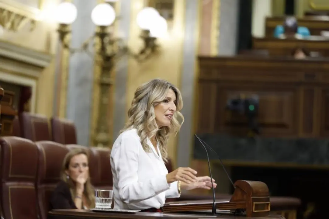 Yolanda D&iacute;az, vicepresidenta segunda y l&iacute;der de Sumar. / Congreso.