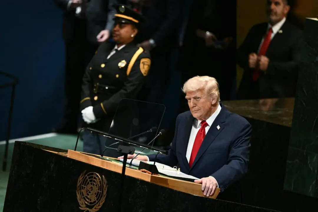 Donald Trump, presidente de EE UU en la Asamblea General de la ONU. / White House.