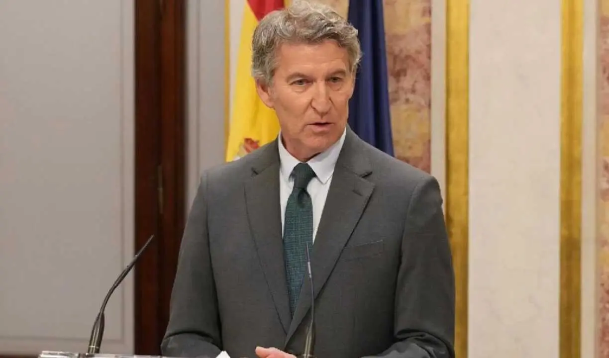 Alberto N&uacute;&ntilde;ez Feij&oacute;o, l&iacute;der del PP. / @NunezFeijoo