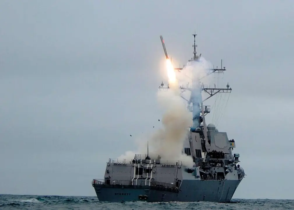 Lanzamiento de un misil Tomahawk. / National Museum of the US Navy