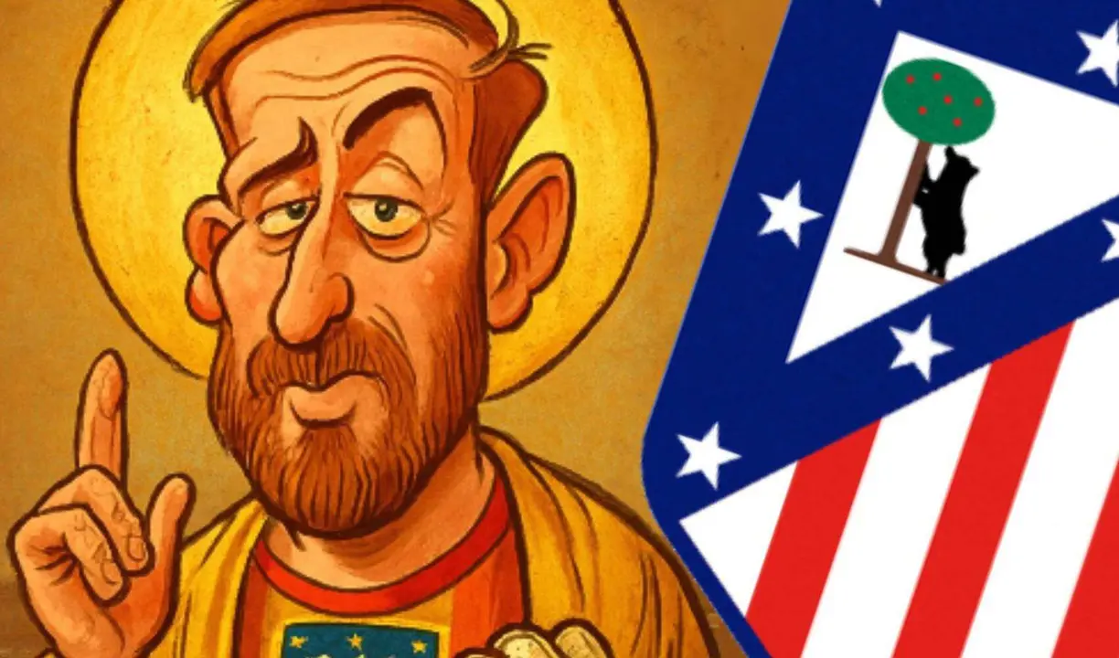 Imagen caricaturizada de Jan Oblak. /  Copilot