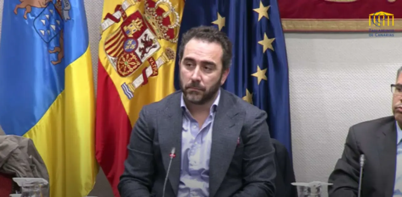 V&iacute;ctor de Aldama, empresario imputado en el caso Koldo. / Parlamento de Canarias