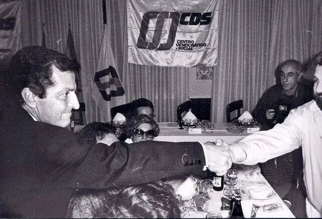 Su&aacute;rez presentando el CDS en Vigo