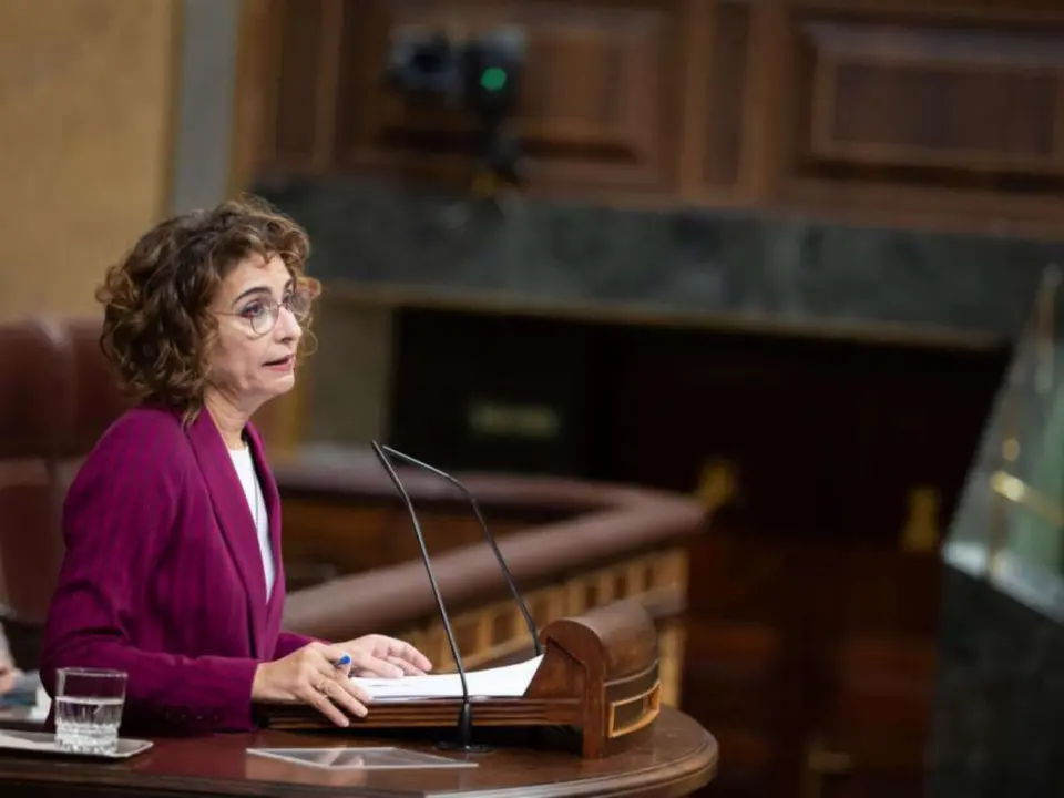 Mar&iacute;a Jes&uacute;s Montero, vicepresidenta primera y ministra de Hacienda. / Congreso