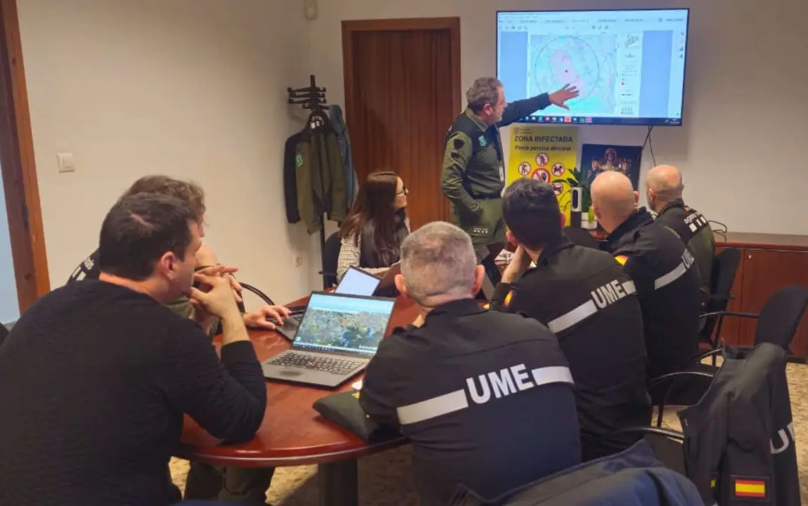 Efectivos de la Unidad Militar de Emergencias (UME). / @UMEgob