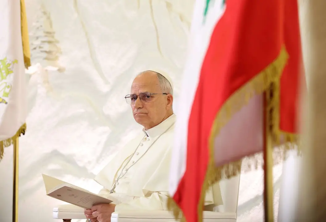 El Papa Le&oacute;n XIV. / Presidencia del L&iacute;bano