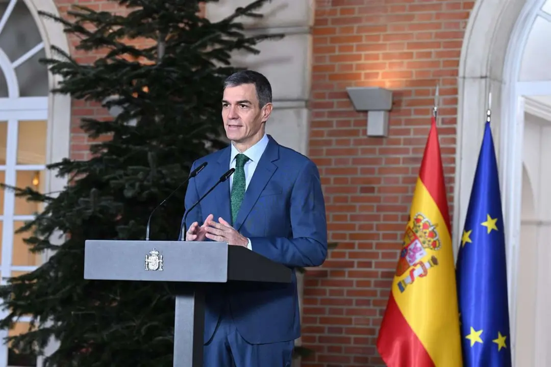 Pedro S&aacute;nchez, presidente del Gobierno en La Moncloa. / La Moncloa