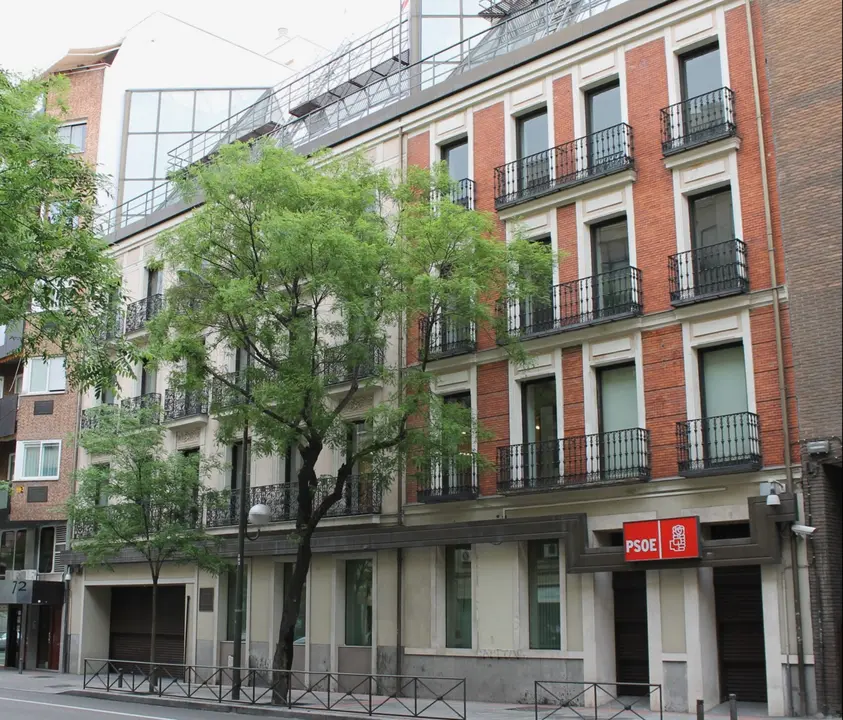 Sede del PSOE en la calle Ferraz, en Madrid. / Mundiario