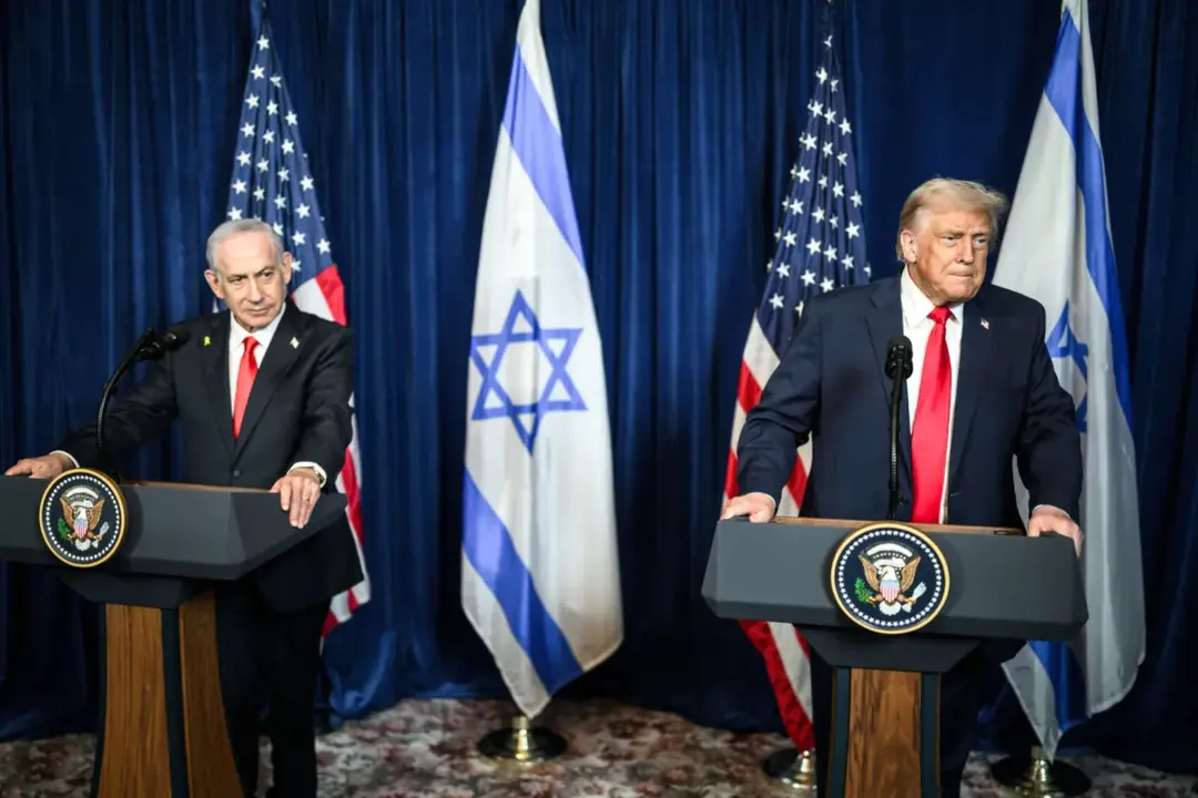Benjam&iacute;n Netanyahu, primer ministro de Israel y Donald Trump, presidente de EE UU. / White House