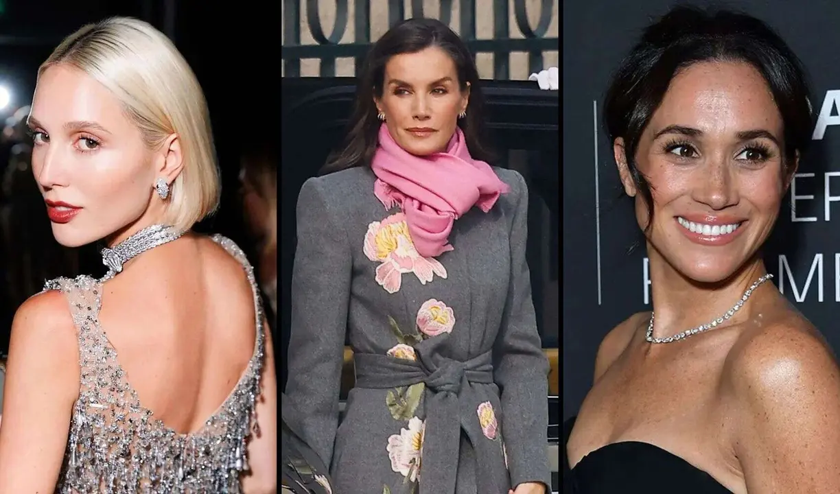 Princesa Olympia de Grecia, Reina Letizia y Meghan Markle, duquesa de Sussex. / RR SS.