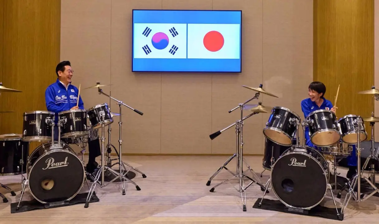 Lee Jae Myung, presidente de Corea del Sur y Sanae Takaichi, primera ministra de Jap&oacute;n. / @Jaemyung_Lee