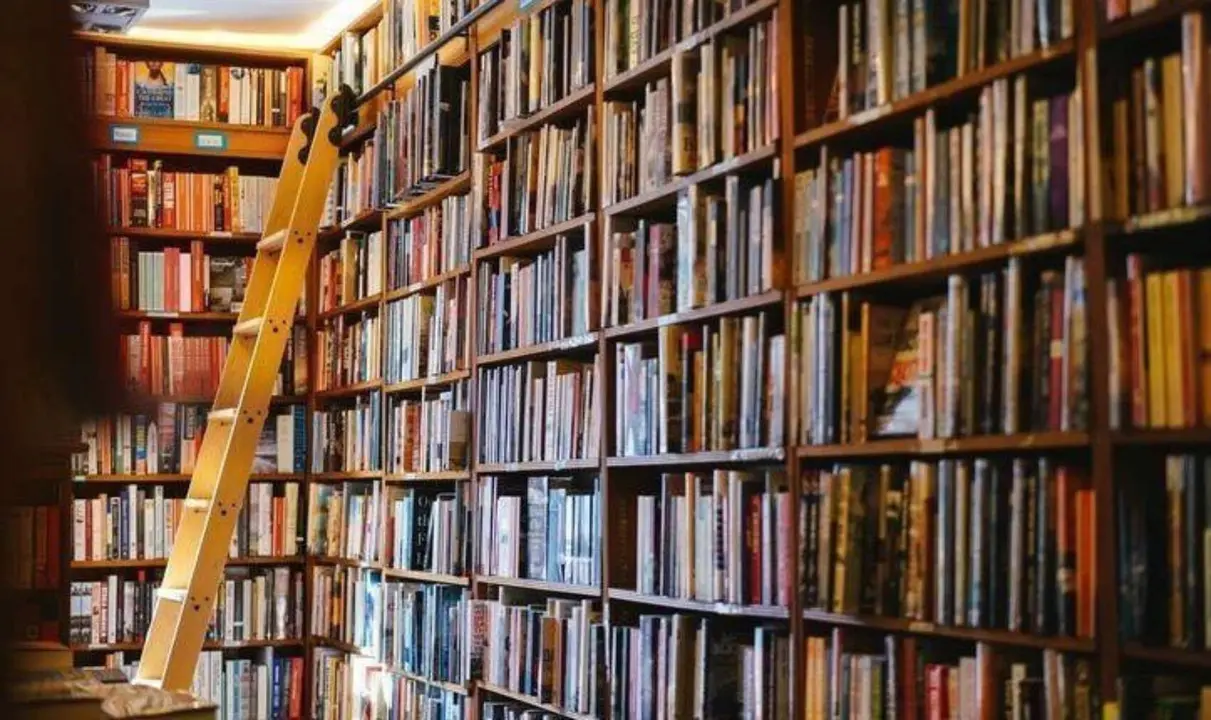 Una librer&iacute;a. / RR. SS.