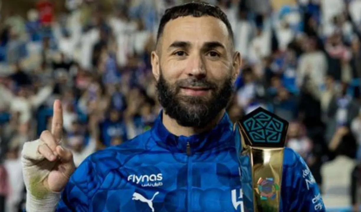 Karim Benzema. /  @alhilal_fc