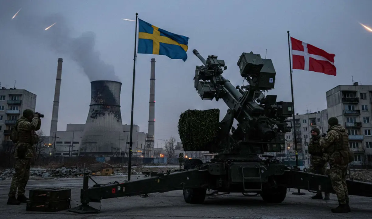 Suecia y Dinamarca refuerzan la defensa a&eacute;rea de Ucrania con el sistema Tridon Mk2. / IA