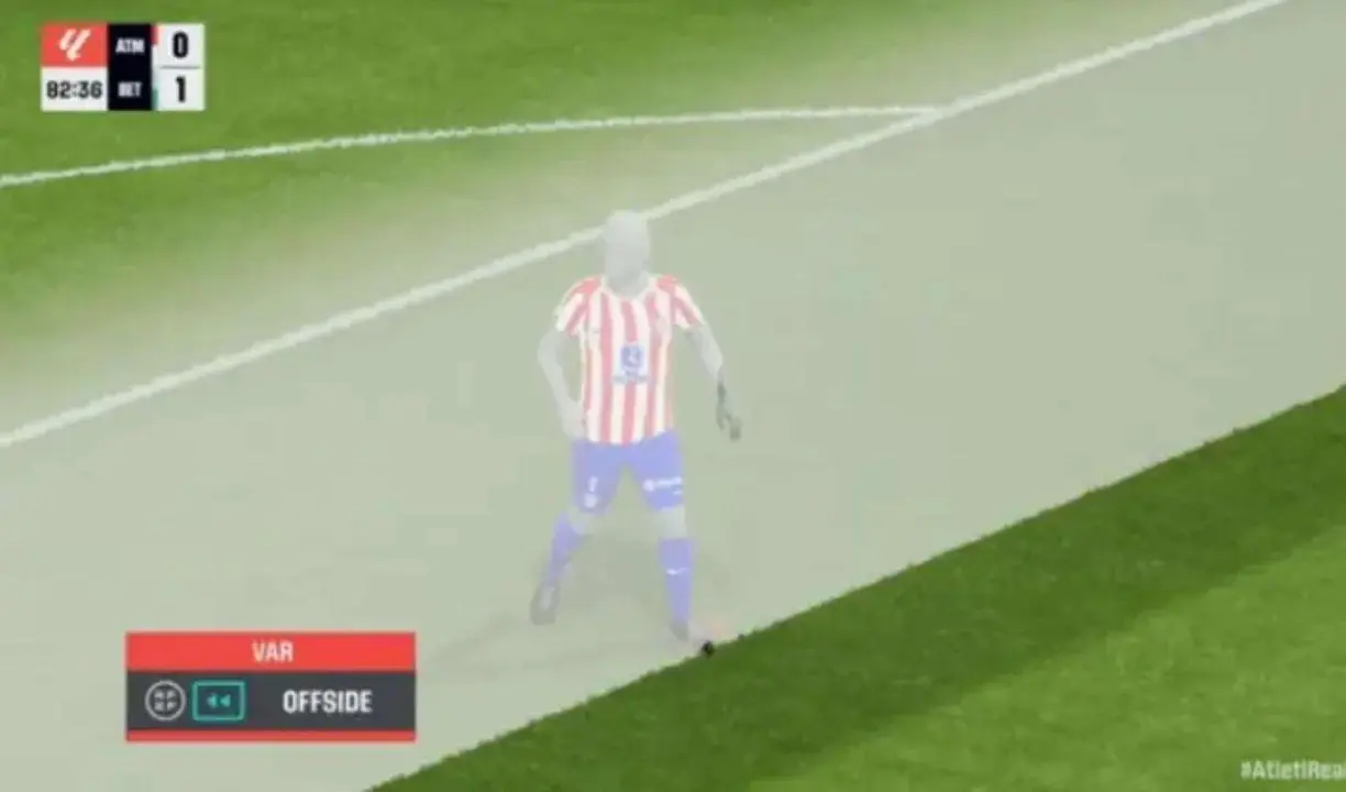 Imagen del VAR. /   @rfef