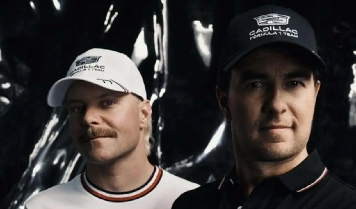 Checo P&eacute;rez y Valtteri Bottas. /  @cadillac_f1