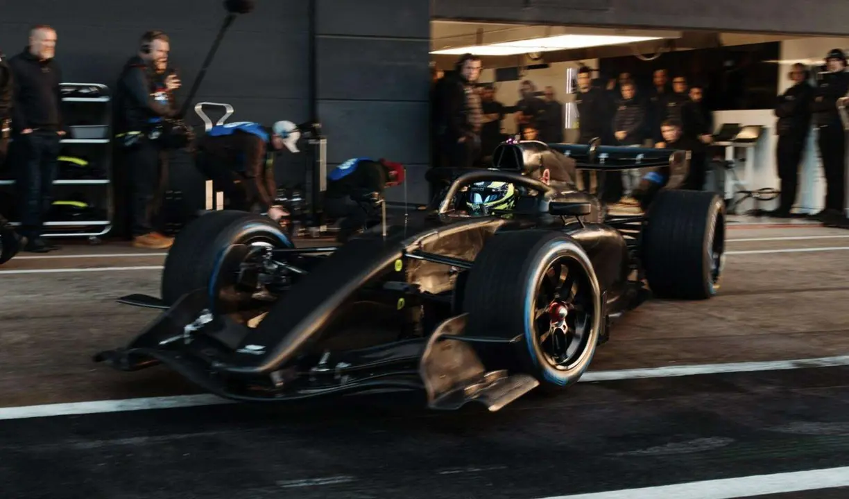 El coche 2026 de la escuder&iacute;a Cadillac. /  @Cadillac_F1