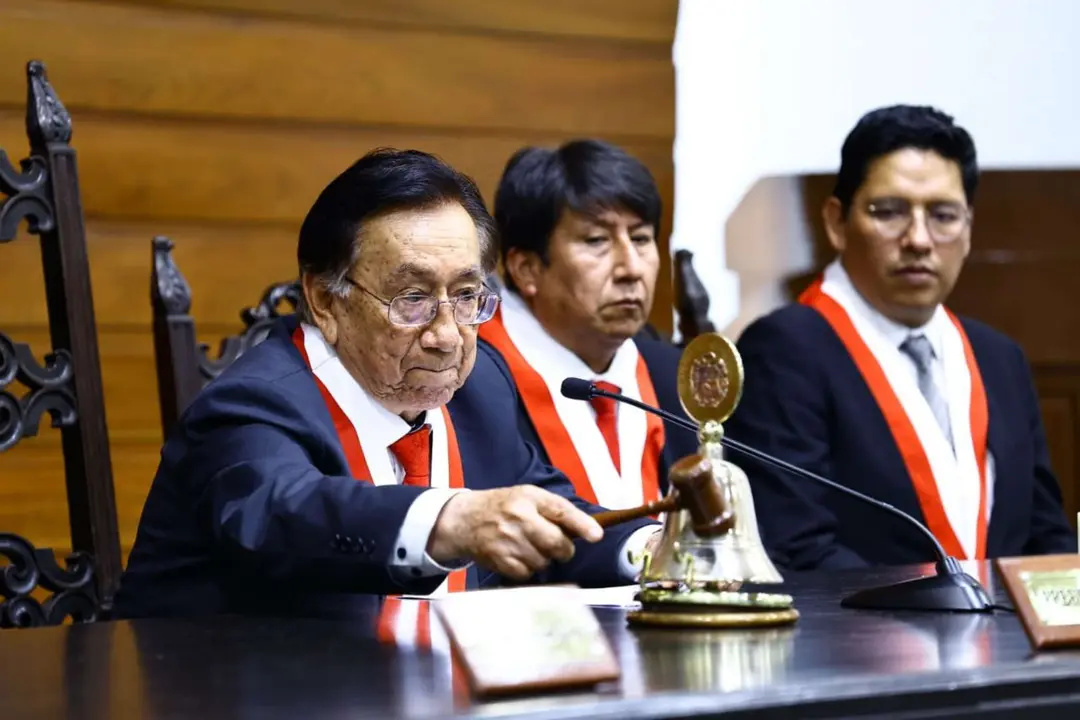 Jos&eacute; Mar&iacute;a Balc&aacute;zar, presidente interino de Per&uacute;. / @congresoperu