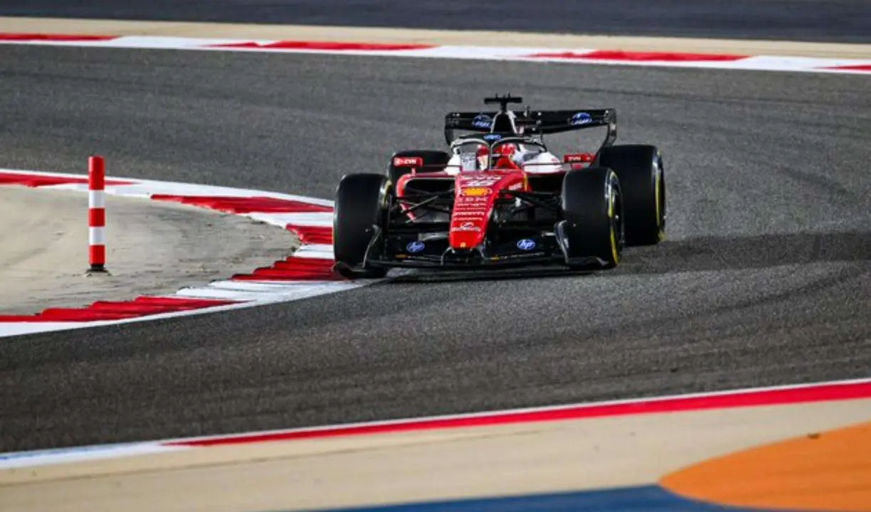 El coche de Charles Leclerc. /   @ScuderiaFerrari